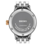 Seiko Presage Cocktail Time Skydiving Automatic Diamonds Mother of Pearl Dial Silver Steel Strap Watch for Women - SRE009J1