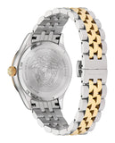  Shop Authentic Versace Hellenyium Quartz Blue Dial Two Tone Steel Strap Watch for Women - VE2S00522 - Luxxuri