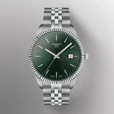 Tissot Ballade Quartz Green Dial Silver Steel Strap Watch for Men - T156.410.11.091.00