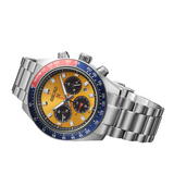  Shop Authentic Seiko Prospex Solar Chronograph 1969 Re-interpretation Orange Dial Silver Steel Strap Watch for Men - SSC947 - Luxxuri