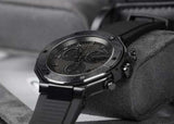 Tissot T-Race Chronograph Black Dial Black Rubber Strap Watch for Men - T141.417.37.061.00