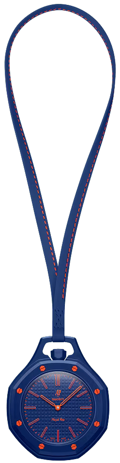 Swatch x AP Royal Pop Blue Dial Lanyard Watch for Men - Orenji Hachi