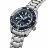 Seiko Prospex 1968 Heritage Divers GMT The Great Wave Limited Edition Blue Dial Silver Steel Strap Watch for Men - SPB509J1