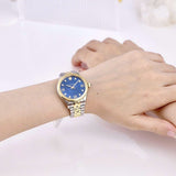  Shop Authentic Versace Hellenyium Quartz Blue Dial Two Tone Steel Strap Watch for Women - VE2S00522 - Luxxuri