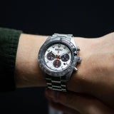  Shop Authentic Seiko Prospex Speedtimer Solar Chronograph Silver Dial Silver Steel Strap Watch for Men - SSC911 - Luxxuri