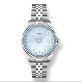 Tissot Ballade Quartz Blue Dial Silver Steel Strap Watch for Women - T156.210.11.351.00