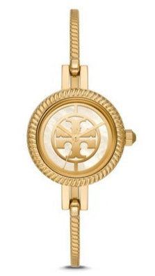 Tory Burch Riva Gold Dial Gold Steel Strap Watch for Women - TBW4029