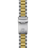 Tissot PR516 Chronograph Black Dial Two Tone Steel Strap Watch for Men - T149.417.22.051.00