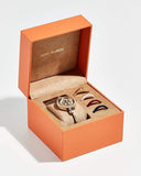 Tory Burch Riva Rose Gold Dial Rose Gold Steel Strap Watch for Women - TBW4037