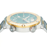  Shop Authentic Versace Greca Logo Diver Quartz Green Dial Two Tone Steel Strap Watch for Men - VE8G00524 - Luxxuri