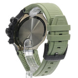Tissot T Race Chronograph Black Dial Green Rubber Strap Watch for Men - T141.417.37.061.02