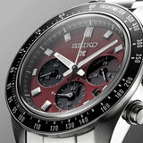  Shop Authentic Seiko Prospex US Special Edition Speedtimer Solar Chronograph Red Dial Silver Steel Strap Watch for Men - SSC927 - Luxxuri