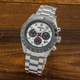  Shop Authentic Seiko Prospex Speedtimer Solar Chronograph Silver Dial Silver Steel Strap Watch for Men - SSC911 - Luxxuri