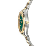  Shop Authentic Versace Hellenyium Quartz Green Dial Two Tone Steel Strap Watch for Women - VEHU00420 - Luxxuri