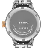 Seiko Presage Cocktail Time Skydiving Automatic Diamonds Mother of Pearl Dial Silver Steel Strap Watch for Women - SRE009J1