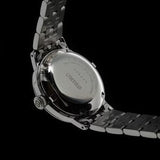 Seiko Presage Cocktail Time Automatic Diamonds White Dial Silver Steel Strap Watch for Women - SRE017J1