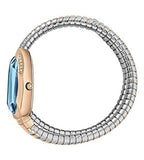 Just Cavalli Glam Evo 4 Blue Dial Two Tone Steel Strap Watch for Women - JC1L229M0085