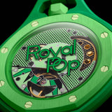 Swatch x AP Royal Pop Green Dial Lanyard Watch for Men - Green Eight