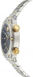 Versace Greca Logo Diver Quartz Black Dial Two Tone Steel Strap Watch for Men - VE8G00424