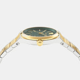  Shop Authentic Versace V-Auria Quartz Green Dial Two Tone Steel Strap Watch for Men - VE0F00425 - Luxxuri