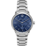Burberry Classic Blue Dial Silver Steel Strap Watch for Men - BU10007