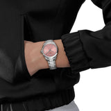 Tissot PR 100 Pink Dial Silver Steel Strap Watch for Women - T150.210.11.331.00