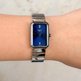 Tissot SRV Blue Dial Silver Steel Strap Watch for Women - T160.110.11.043.00