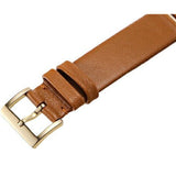 Tory Burch Robinson White Dial Brown Leather Strap Watch for Women - TBW1503