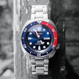  Shop Authentic Seiko Prospex PADI Special Edition Automatic Blue Dial Silver Steel Strap Watch for Men - SRPE99 - Luxxuri