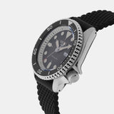 Seiko 5 Sports SKX Automatic Black Dial Black Silicone Strap Watch for Men - SRPD73K2