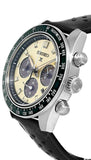  Shop Authentic Seiko Prospex Speedtimer Solar Chronograph Ivory Dial Black Leather Strap Watch for Men - SSC943 - Luxxuri
