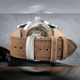 Tissot Chemin des Tourelles Automatic Powermatic 80 Ivory Dial Green Leather Strap Watch for Men - T139.407.16.261.00
