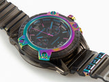  Shop Authentic Versace Icon Active Chronograph Black Dial Grey Silicone Strap Watch for Men - VEZ701022 - Luxxuri