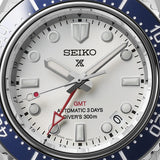 Seiko Prospex 1968 Heritage Diver's GMT 60th Anniversary White Dial Silver Steel Strap Watch for Men - SPB519J1