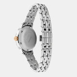 Seiko Presage Cocktail Time Skydiving Automatic Diamonds Mother of Pearl Dial Silver Steel Strap Watch for Women - SRE009J1