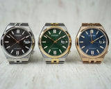 Citizen Tsuyosa 60 Automatic Green Dial Two Tone Steel Strap Watch for Men - NK0024-54X