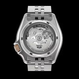 Shop Authentic Seiko 5 GMT Sport Asia Exclusive Limited Edition Off White Dial Silver Steel Strap Watch for Men - SSK046K1 - Luxxuri