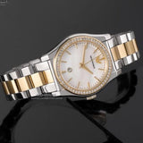 Emporio Armani Federica Mother of Pearl Dial Two Tone Steel Strap Watch for Women - AR11559