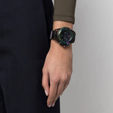  Shop Authentic Versace Icon Active Chronograph Black Dial Grey Silicone Strap Watch for Men - VEZ701022 - Luxxuri