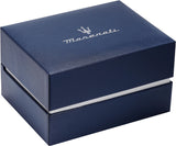 Maserati Sorpasso Chronograph Blue Dial Blue Leather Strap Watch for Men - R8871624009
