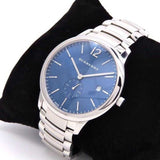 Burberry Classic Blue Dial Silver Steel Strap Watch for Men - BU10007