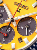  Shop Authentic Seiko Prospex Solar Chronograph 1969 Re-interpretation Orange Dial Silver Steel Strap Watch for Men - SSC947 - Luxxuri
