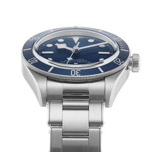 Tudor Black Bay Blue Dial Silver Steel Strap Watch for Men - 79030B-0001