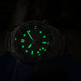 Seiko Prospex Glacier Save The Ocean Special Edition Automatic Blue Dial Silver Steel Strap Watch for Men - SPB299J1