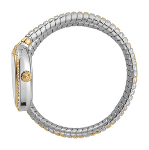 Just Cavalli Solo Mother of Pearl Dial Two Tone Steel Strap Watch for Women - JC1L167M0055