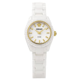  Shop Authentic Versace DV One Mini White Dial White Ceramic Dial Watch for Women - VE9F00224 - Luxxuri