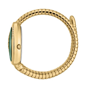 Just Cavalli Glam Evo 5 Green Dial Gold Steel Strap Watch for Women - JC1L227M0045