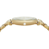  Shop Authentic Emporio Armani Gianni T Bar Analog Crystals Gold Dial Gold Steel Strap Watch For Women - AR11608 - Luxxuri