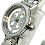 Tory Burch Reva Silver Dial Silver Steel Strap Watch for Women - TBW4044