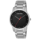  Shop Authentic Calvin Klein City Black Dial Silver Steel Strap Watch for Men - K2G2G141 - Luxxuri